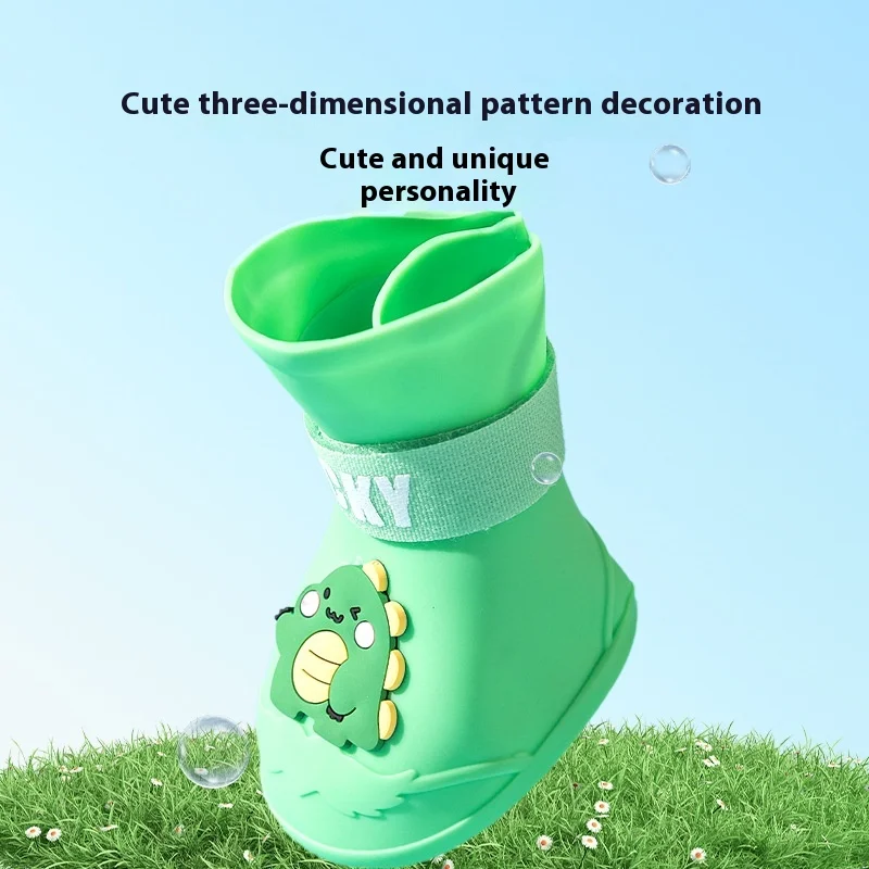Waterproof Dog Shoes for Large Medium Dogs Anti-Slip Summer Outdoor Pet Boots Golden Retriever Corgi Paw Protector Anti-Dirty