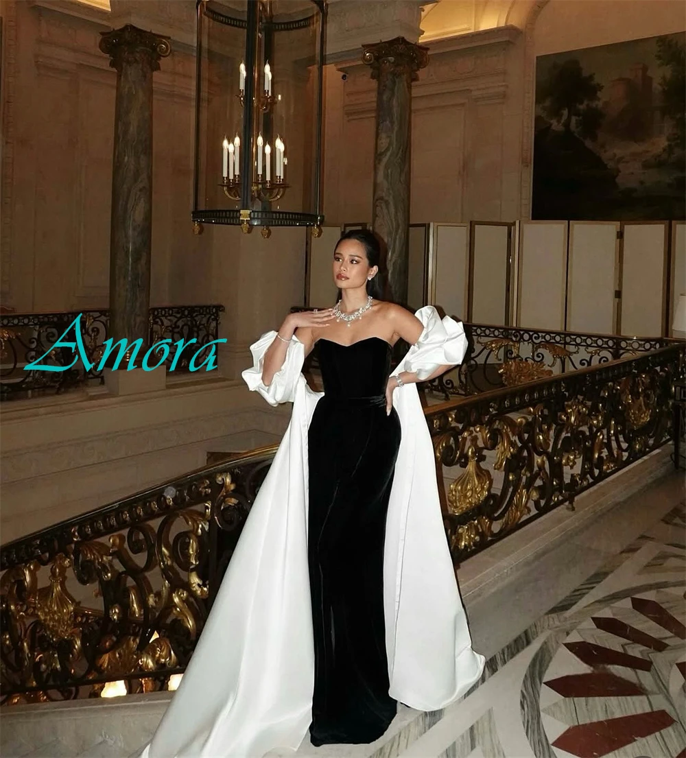 Элегантное вечернее платье без бретелек из джерси по индивидуальному заказу, классические платья русалки для выпускного вечера, темпераментная шаль, платья для особых случаев