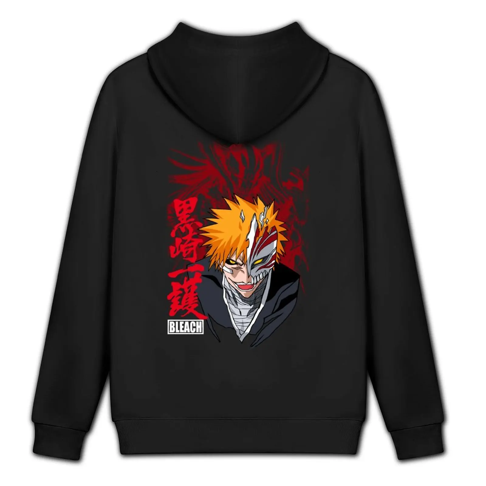 hollow half mask Hoodie anime clothing hooded shirt men's clothing blouse hoodie men