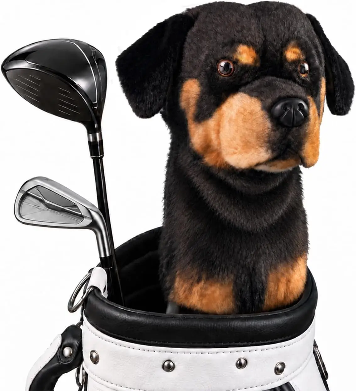 Golf Driver Head Cover with Dog Design, Compatible with 460CC 450CC 440CC Drivers, Premium Protective Material, Ideal Golf Gift for Men and Women Golfers