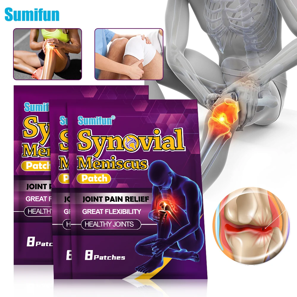 

8/24/40pcs Sumifun Upgrade Quick-acting Meniscus Pain Relief Patch Treat Arthritis Synovitis Soft Tissue Wear Healthy Stickers