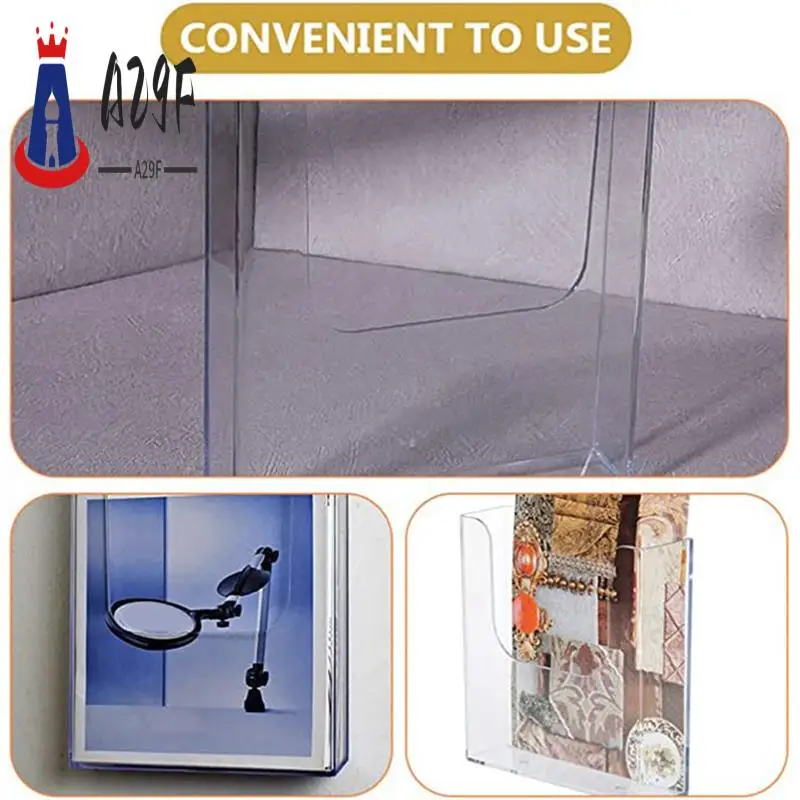 

A29F-Wall Mounted File Organizer Transparent Wall Mounted File Holder Folder A5 File Holder For Home Office