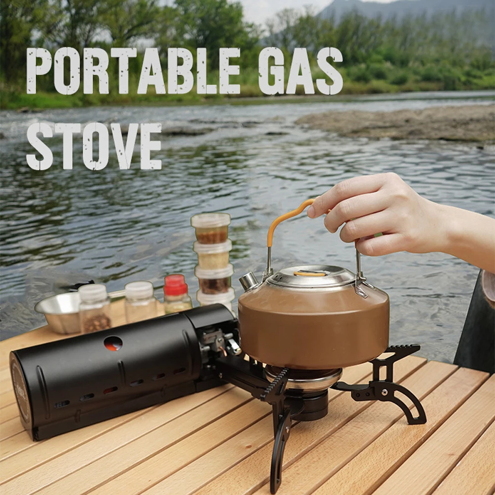 

Outdoors Camping Cassette Stove Portable Folding Camp Gases Burner Butane Stove 2800W with Carrying Bag for Cooking Pincnic