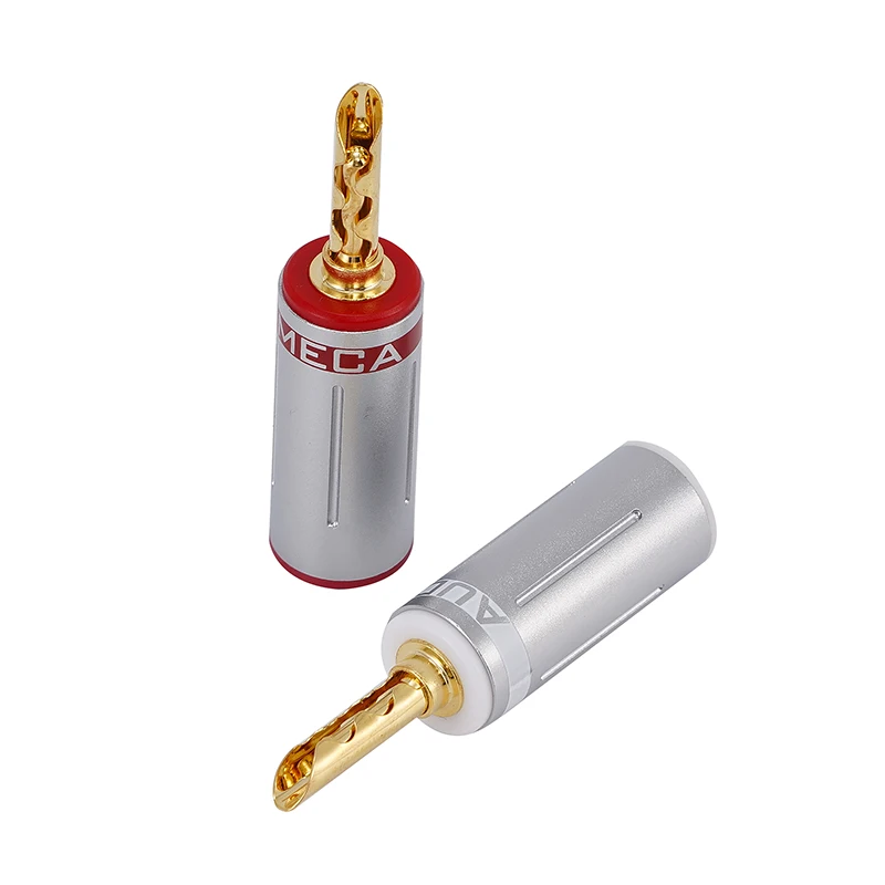 A pair of high-quality AUDIOMECA banana plug speakers, power amplifier DIY wiring terminal anti short circuit structure