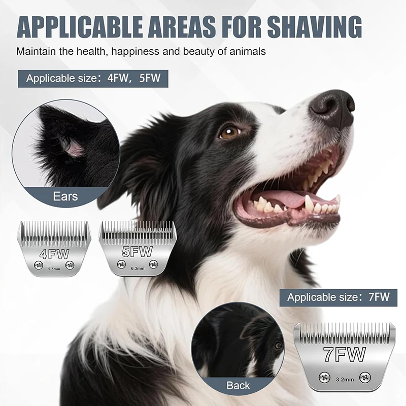 Detachable Animal wide blade For Most Andis/Oster Golden,Turbo A5,A6/Wahl km clippers Grooming For Pet,Dog,Sheep,Horses,Pigs