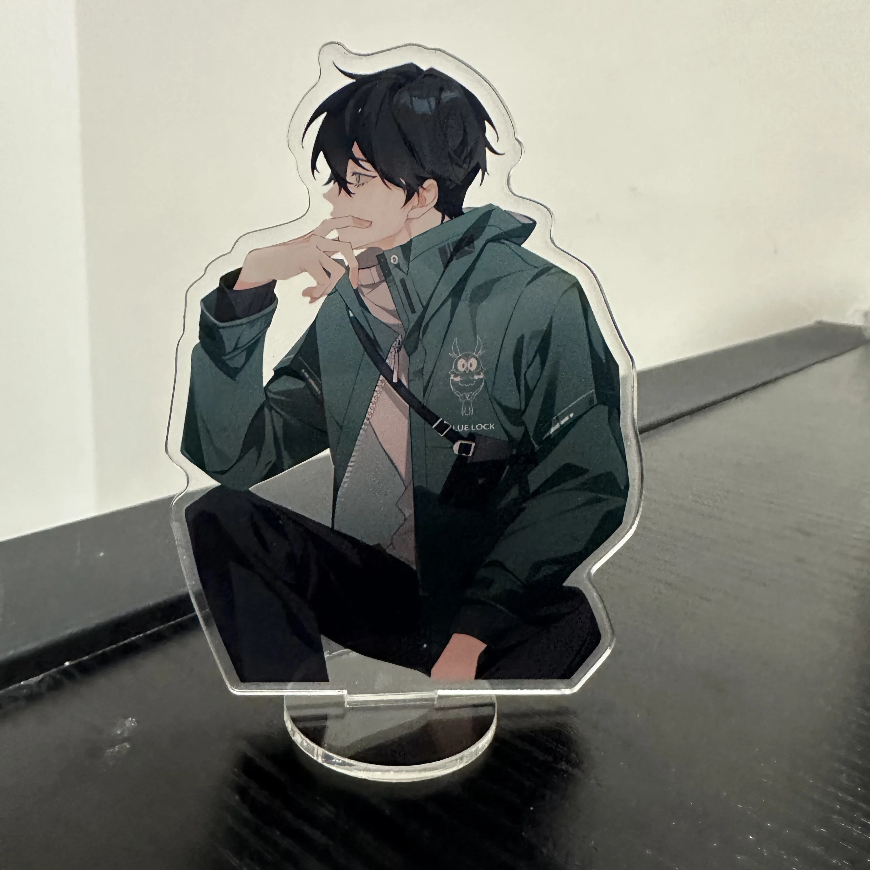 10CM Anime BLUE LOCK Figures MICHAEL KAISER Rin Itoshi Nagi Seishiro Cosplay Acrylic Stand Model Plate Desk Decor Standing Sign