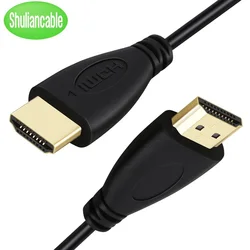 Shuliancable HDMI cable High speed Gold Plated Plug Male-Male Cable 1m 1.5m 2m 3m 5m 7.5m 10m 15m for HD TV XBOX PS3 computer