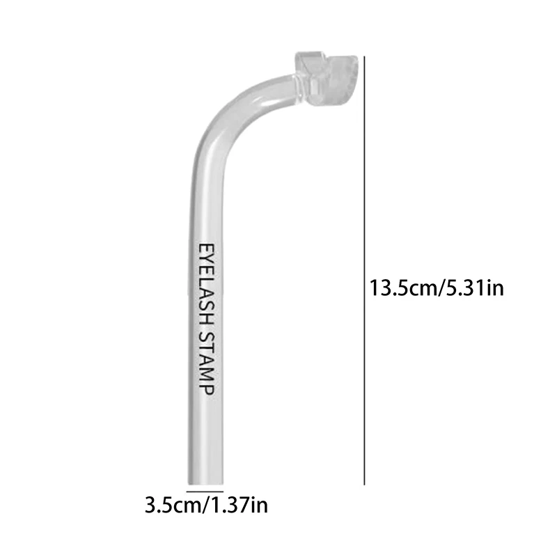 Carimbo de cílios postiços DIY, fácil de colocar, aparência natural, cílios postiços, selo delineador, ferramenta de maquiagem com alça, cílios inferiores imprime, imprime