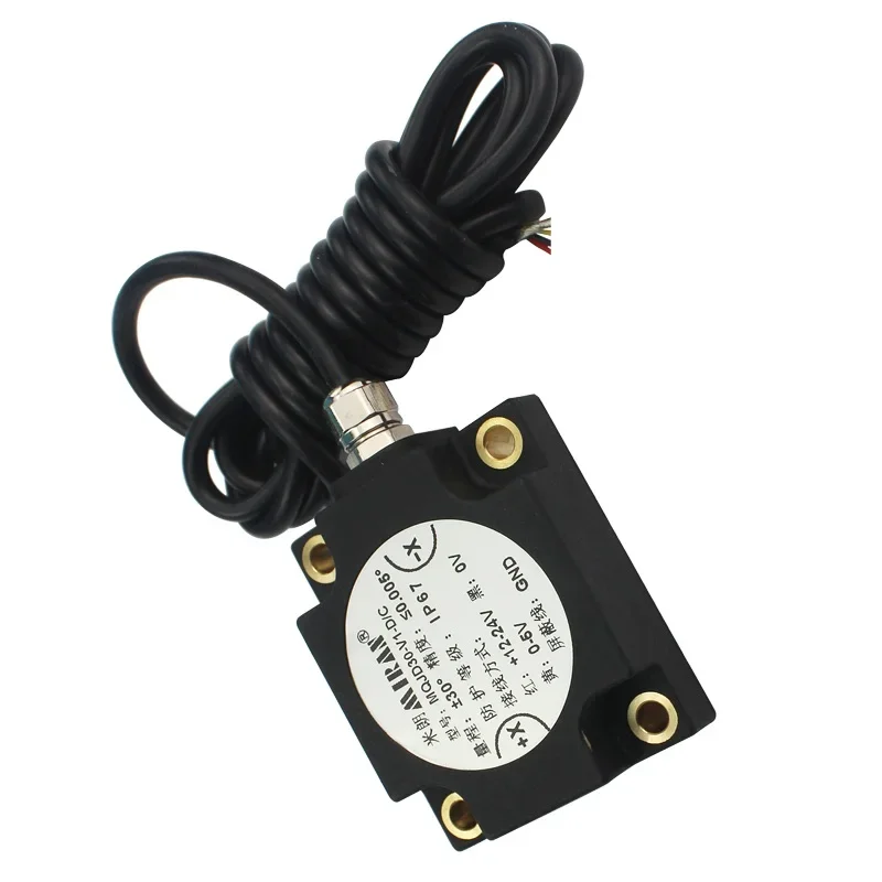 

Miran MQJD15-V2-D/C Tilt Angle Sensor Single Axis Inclinometer with High Resolution Angle Sensor Tilt Sensor