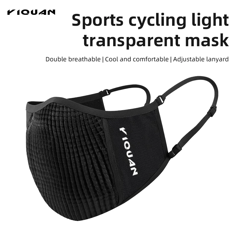 3D Sports Cycling Mask Summer Ice Silk Face Shield with Breathable Mesh Sun Protection for Outdoor Activities