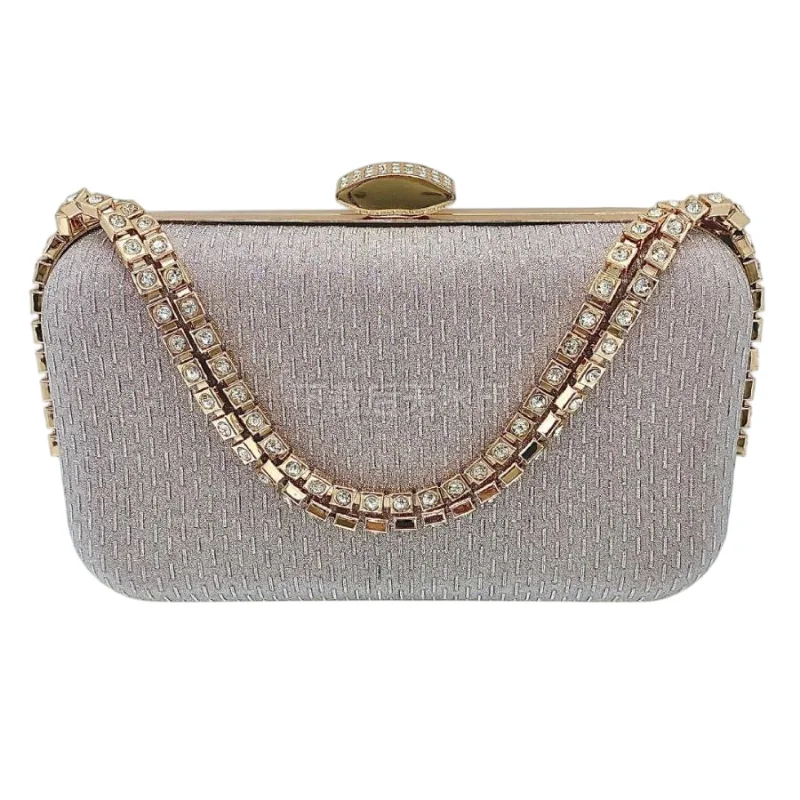 

2025Niche Messenger Dinner Bag - Stylish Ladies' Party Clutch for Banquet Events Glittering Crystal-Encrusted Evening Clutch Bag