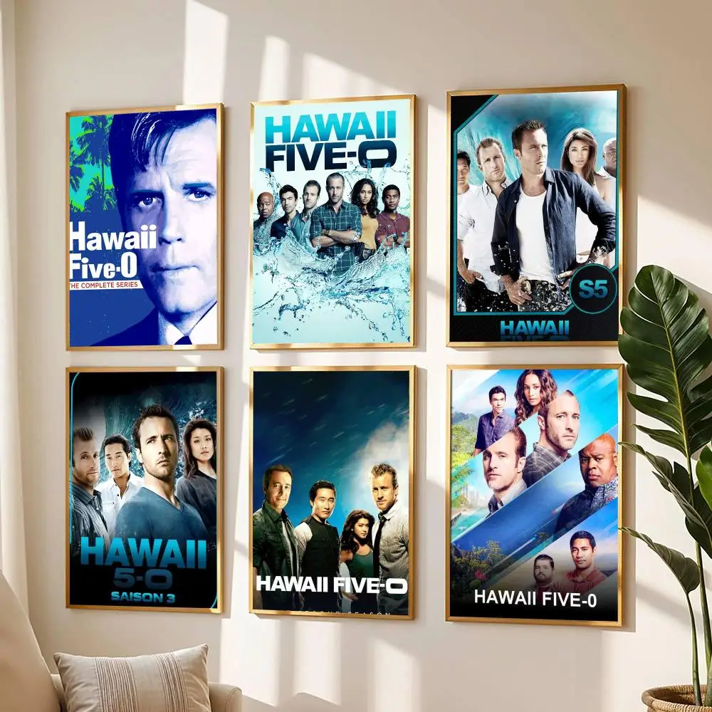 tv series H-Hawaii Five-0-E Painting Calligraphy Boho Botanical Decor for Living Room  Elegant Home Style