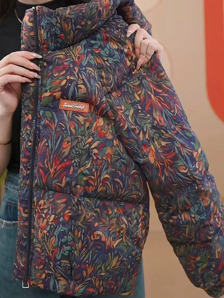 

Faionable Loose Women's Cotton Jaet 2026 Winter New Arrival Warm Sli Versatile Korean Sle Straight Cut Long Sve ...