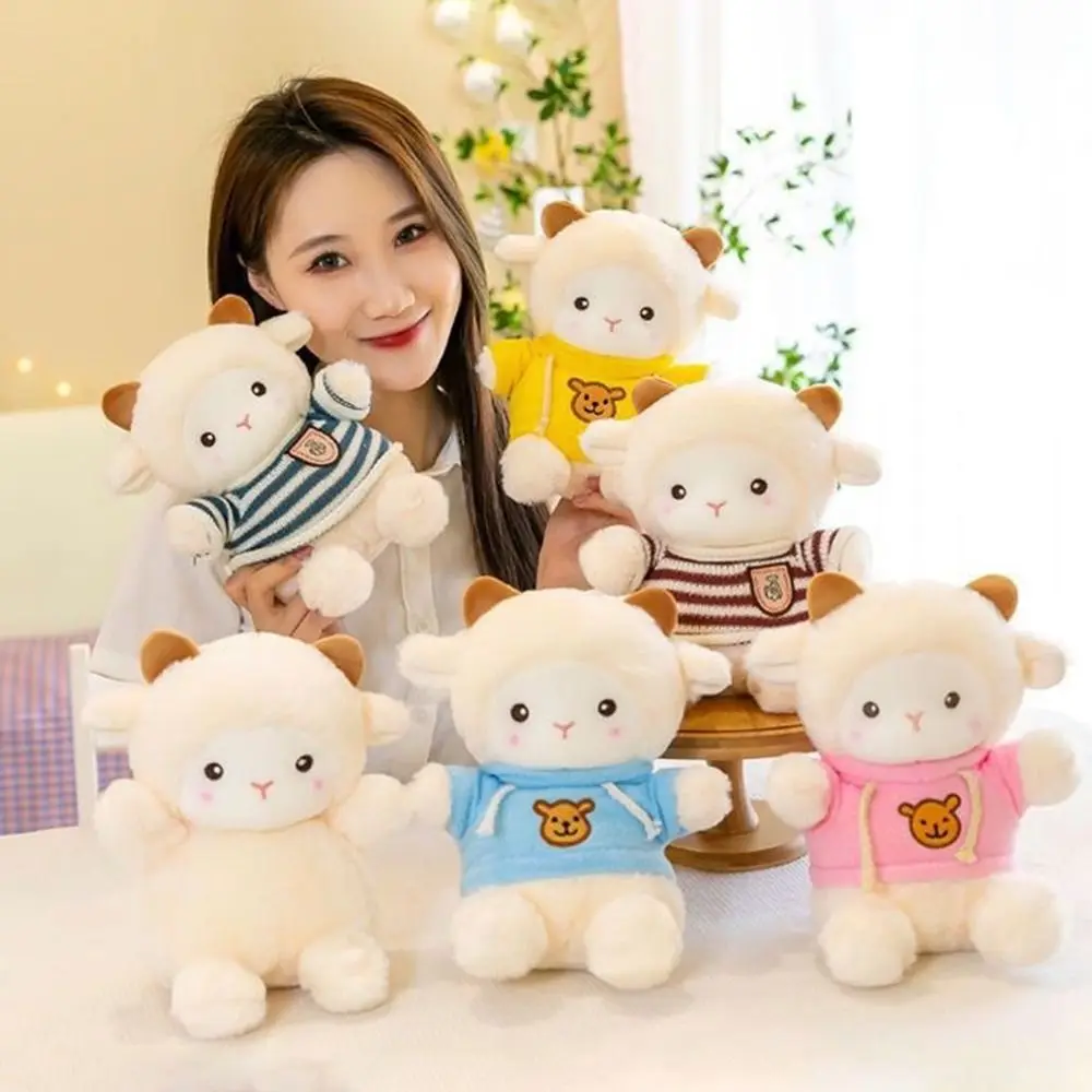 

Plush Alpaca Doll Birthday Gift Creative Soft Stuffed Alpaca Super Cute 25cm Stuffed Animal Toy