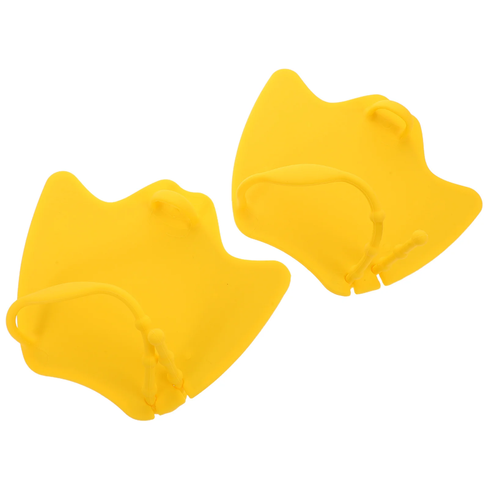 

1Pair Swimming Hand Paddles Silicone Adjustable Half Palm Training Gloves for Adults Kids Snorkeling Water Sports