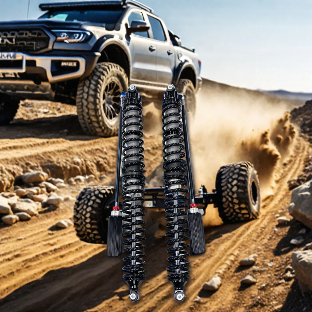 Customize 16-Inch Coilover Suspension 2.5\" Pipe Compression 8 Stage Spring (250-300 Pound) 4x4 Cars Front One Year Warranty