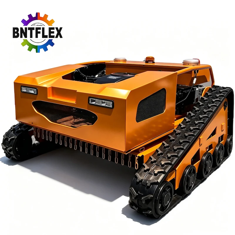 Customized Professional 7.5HP Remote Control Robot Crawler Lawn Mower for Home Orchard and Garden Farming