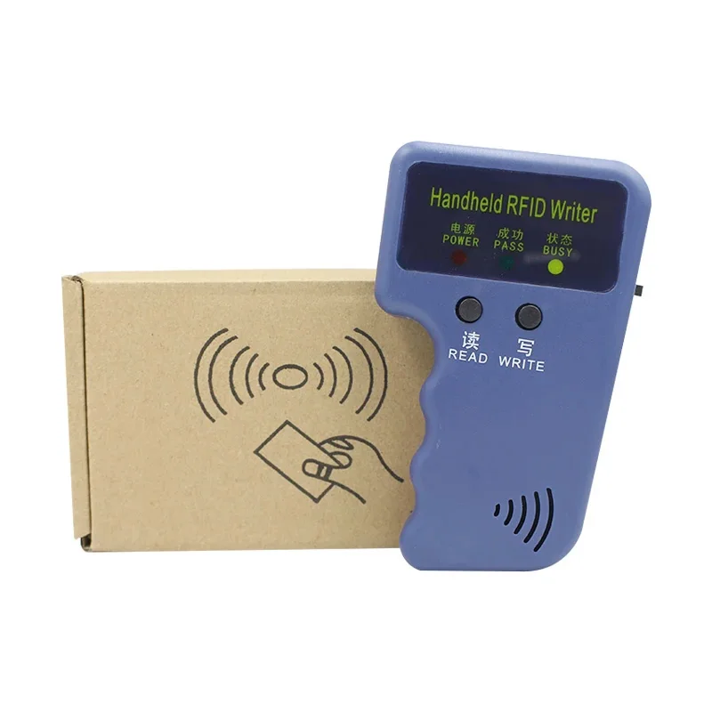 Copieur portatif 125KHz, lecture EM4100 TK4100 RFID, graveur, duplicateur, programmeur, lecteur EM4305 T5577, identification réinscriptible, porte-clés, étiquettes de cartes