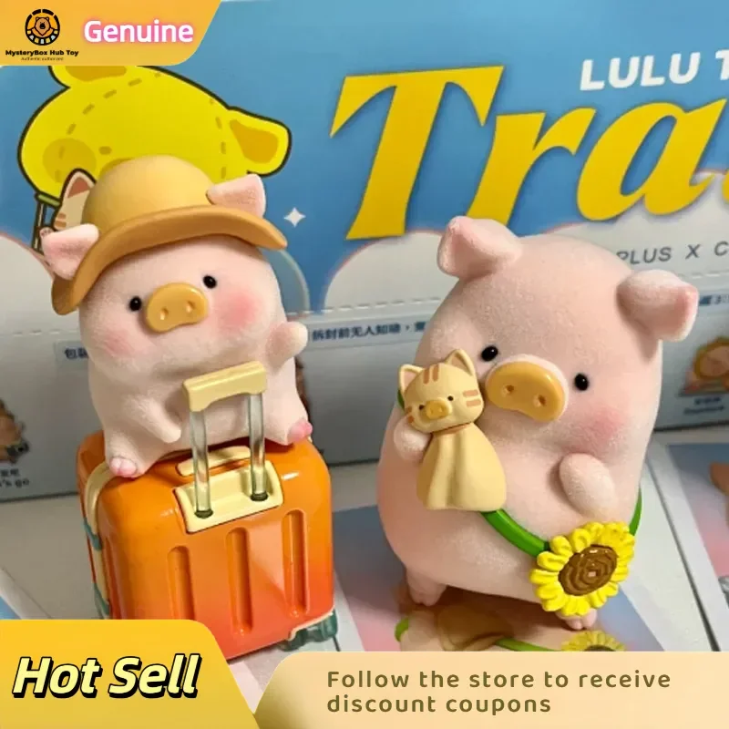 

New Genuine Lulu The Piggy Travel Blind Box Cute Cartoon Mystery Boxes Decor Doll Surprise Bag Girl Birthday Gift Ornament Toys