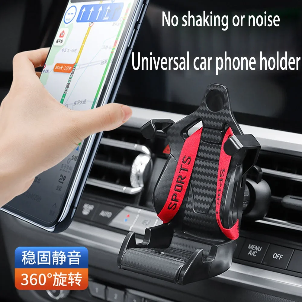 

New Seat Car Phone Holder Inverted Hook Car Air Outlet Phone Navigation Universal Car Phone Holder