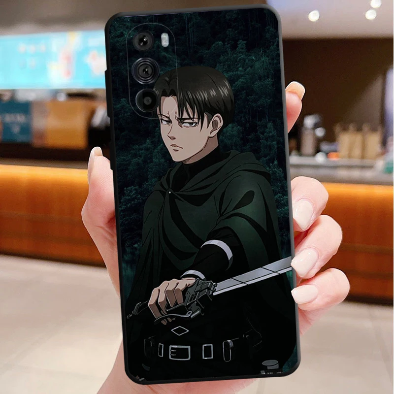 

Levi Ackerman Funda Phone Case For Motorola Edge 50 40 Pro 60 50 40 30 Ultra Neo Fusion Moto G Play G Stylus G Power G