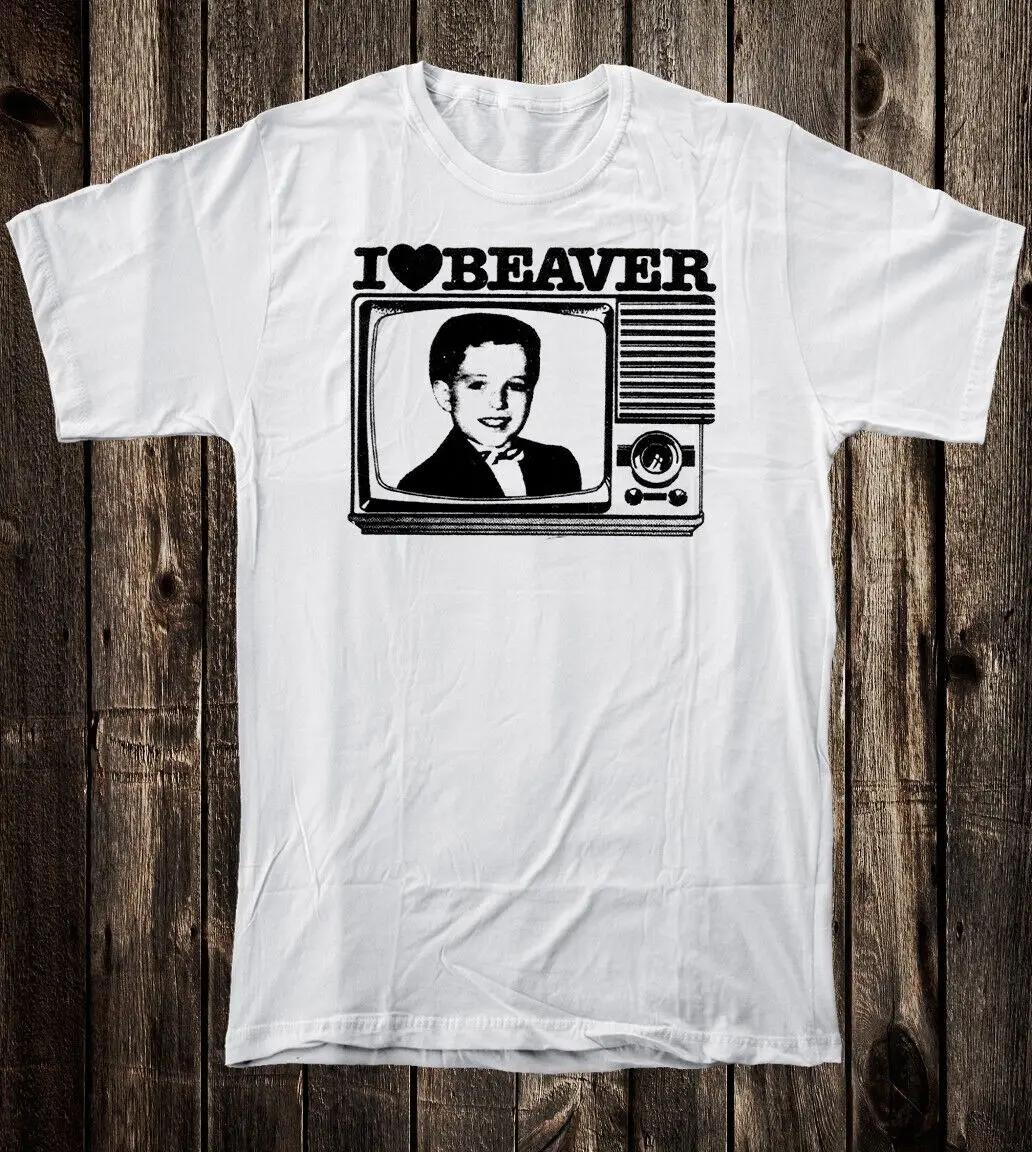 Novelty Tee T Shirt Funny Parody Punk I Love Leave It To Beaver