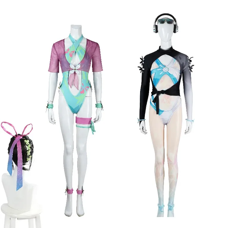 Psylocke Cosplay Swimsuit Rivals Luna Snow Costume Halloween Carnival Party Clothing