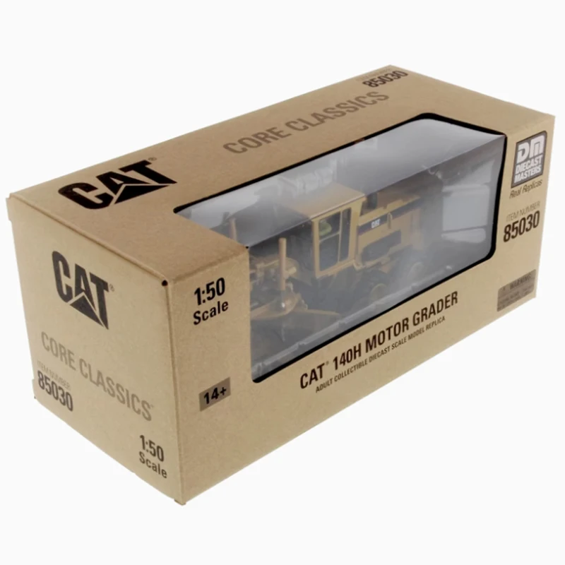 DM Diecast Maßstab 1:50, CAT 140H, selbstfahrender Motor, Grader, Legierung, technisches Fahrzeug, Modell 85030, Sammlung, Geschenk, Dekoration, Show