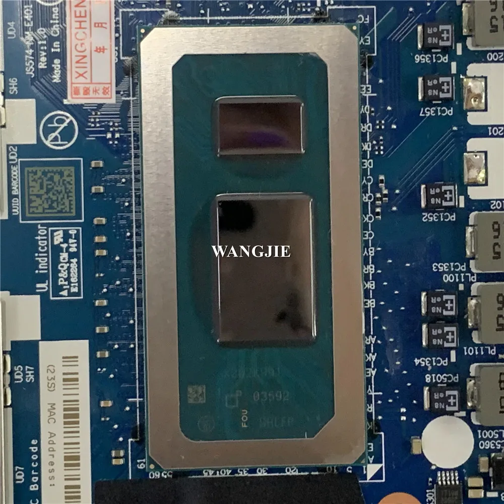 Placa-mãe para laptop NM-E401 para Lenovo 5 15IAL7 5B21H70694 com SRLFP i7-1255U 12G RAM 100% totalmente testada