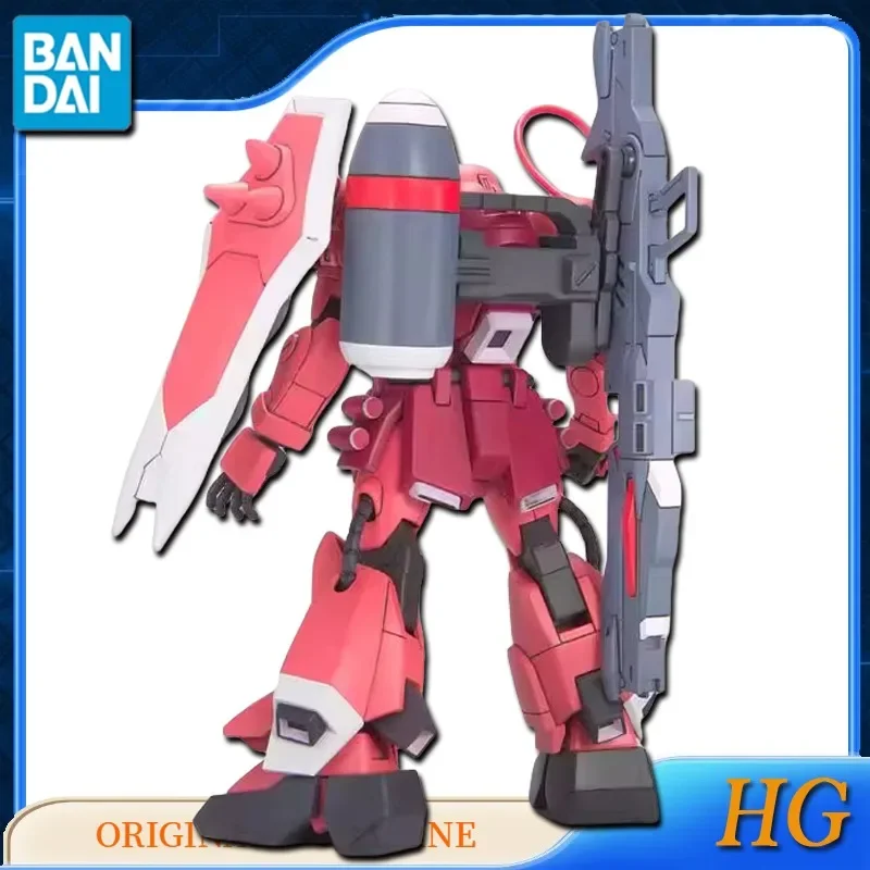 Bandai-Figuras de Ação Anime Originais para Crianças, Genuíno HG, Gundam, GUNNER, ZAKU, WAROR, LUNAMARIA, Modelo de Ornamentos, Presente para Meninos e Meninas