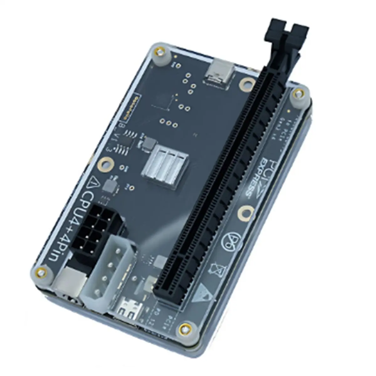 M09K External GPU Dock for Thunderbolt-Compatible 3 4 to PCIe Graphics Card Support RX4090 RX6900 for Laptop Notebook Mini PC