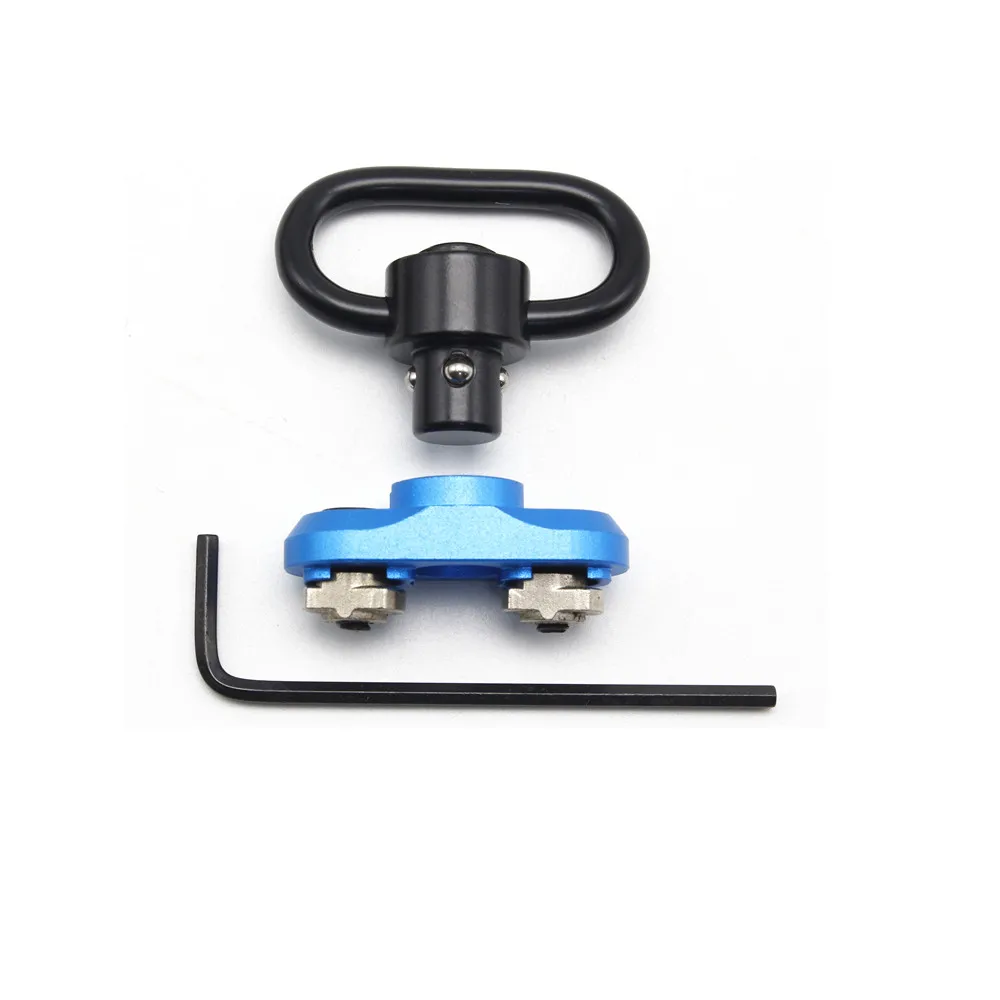 Mlok QD קלע הר קלע מסתובב אקדח קלע קובץ מצורף עבור Mlok רכבת רובה קלע מתאם עם לחצן שחרור מהיר