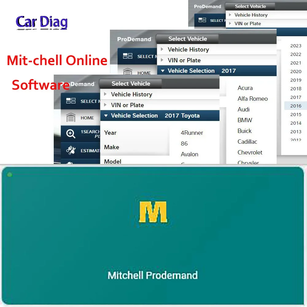 2026 For Mit-chellpro Online AUTO Repair Software Car Data Shop Management Alldata Support Computer Mobile Phone Login Alldata