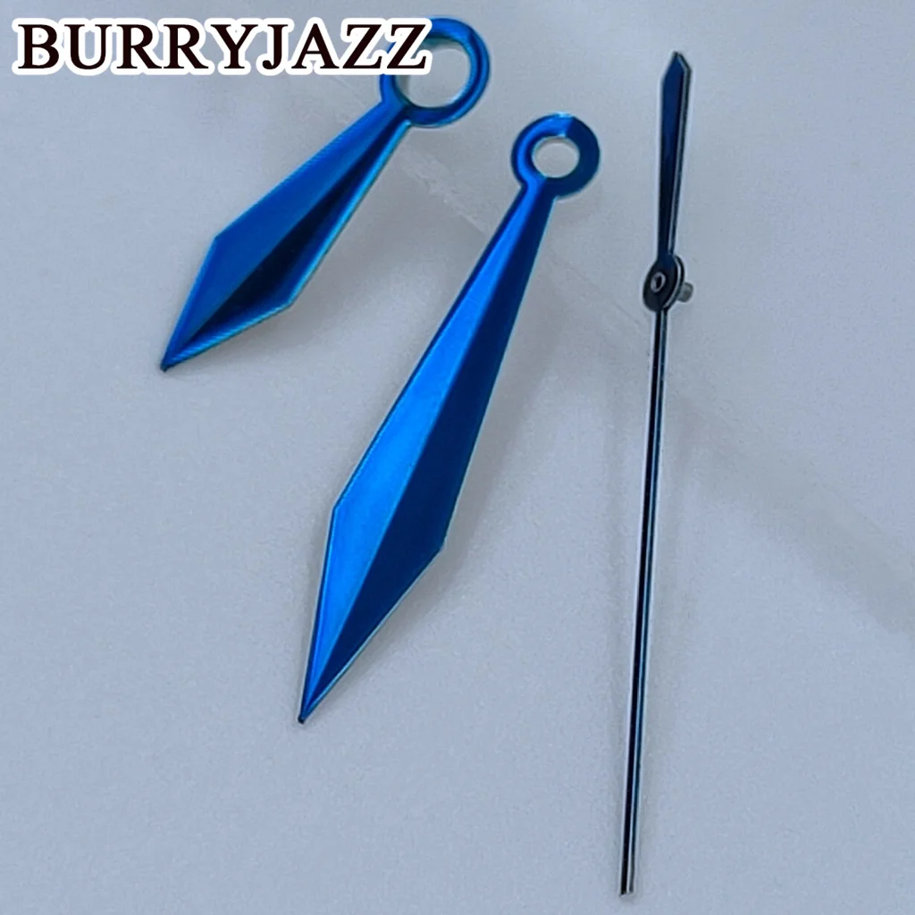 BURRYJAZZ NH35 NH36 NH38 7S26 7S36 4R35 4R36 Watch Hands Black Blue Silver Gold Hands Green Luminous