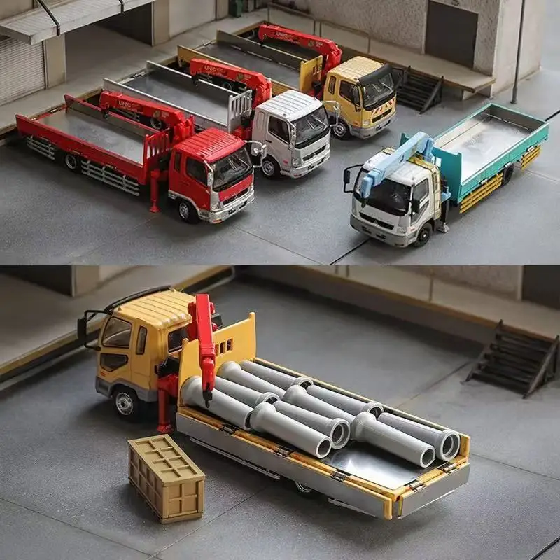 PreSale*GCD 1:64 Mitsubishi FUSO Cargo alloy truck model with goods