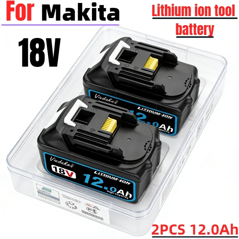 

100%original 18V 8.0Ah/10.0Ah/12.0Ah 18v Rechargeable battery BL1830B BL1840B BL1850B tool battery For Makita 18v battery.