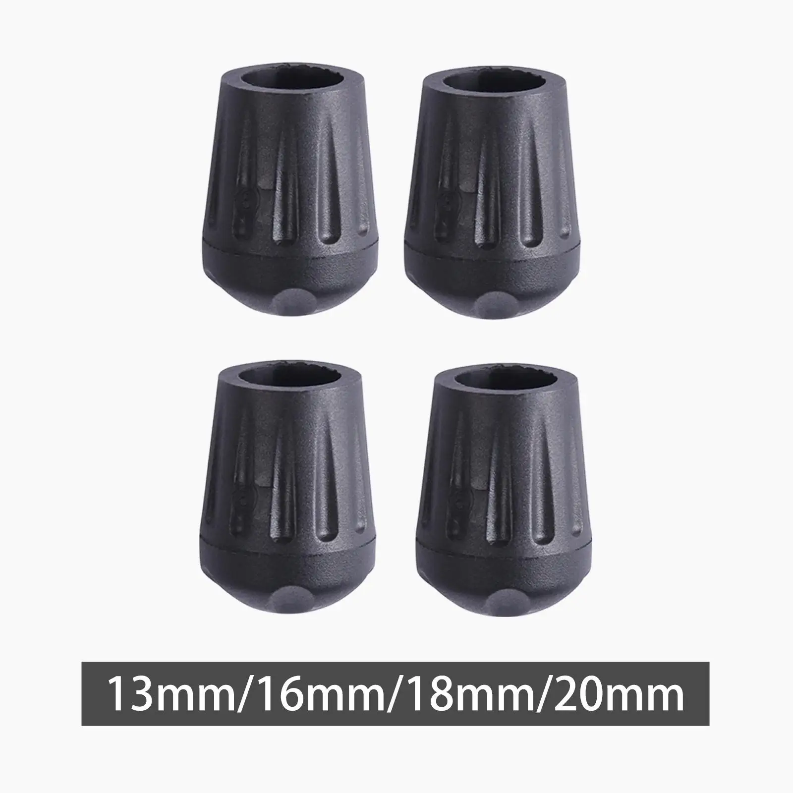 4x Chair Foot Covers Dampen Noise Rubber Non Slip Prevent Scratches Reusable Chair Pads for Fishing Garden Beach Camping Office image 2