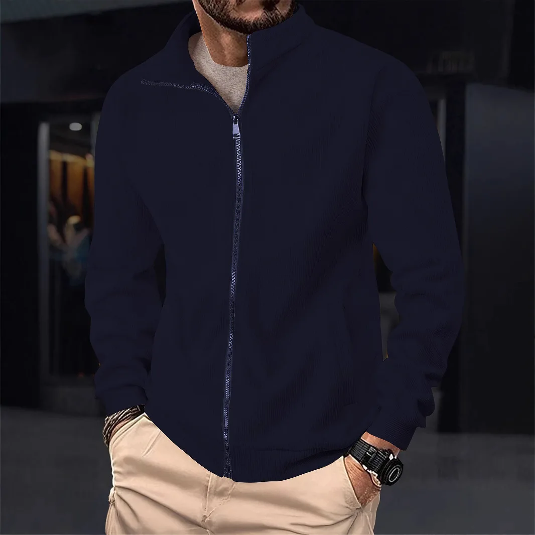 

2025 мужская одежда, куртки для мужчин, мужские повседневные модные облегающие куртки большого размера на молнии, пальто, верхняя одежда