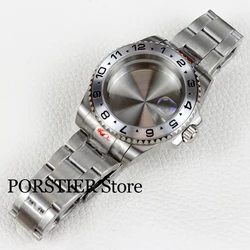 40mm nh35 case and bracelet stainless steel sapphire glass waterproof for Explore Sub mod nh34 nh35 nh36 movement 28.5mm dial