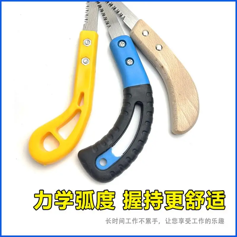 Mini handmade saw Garden saw small hacksaw folding saw Woodworking saw thickened logging saw