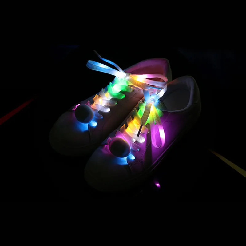 Cordones de zapatos Led redondos Unisex, innovador, luminosos, luminosos, para correr por la noche