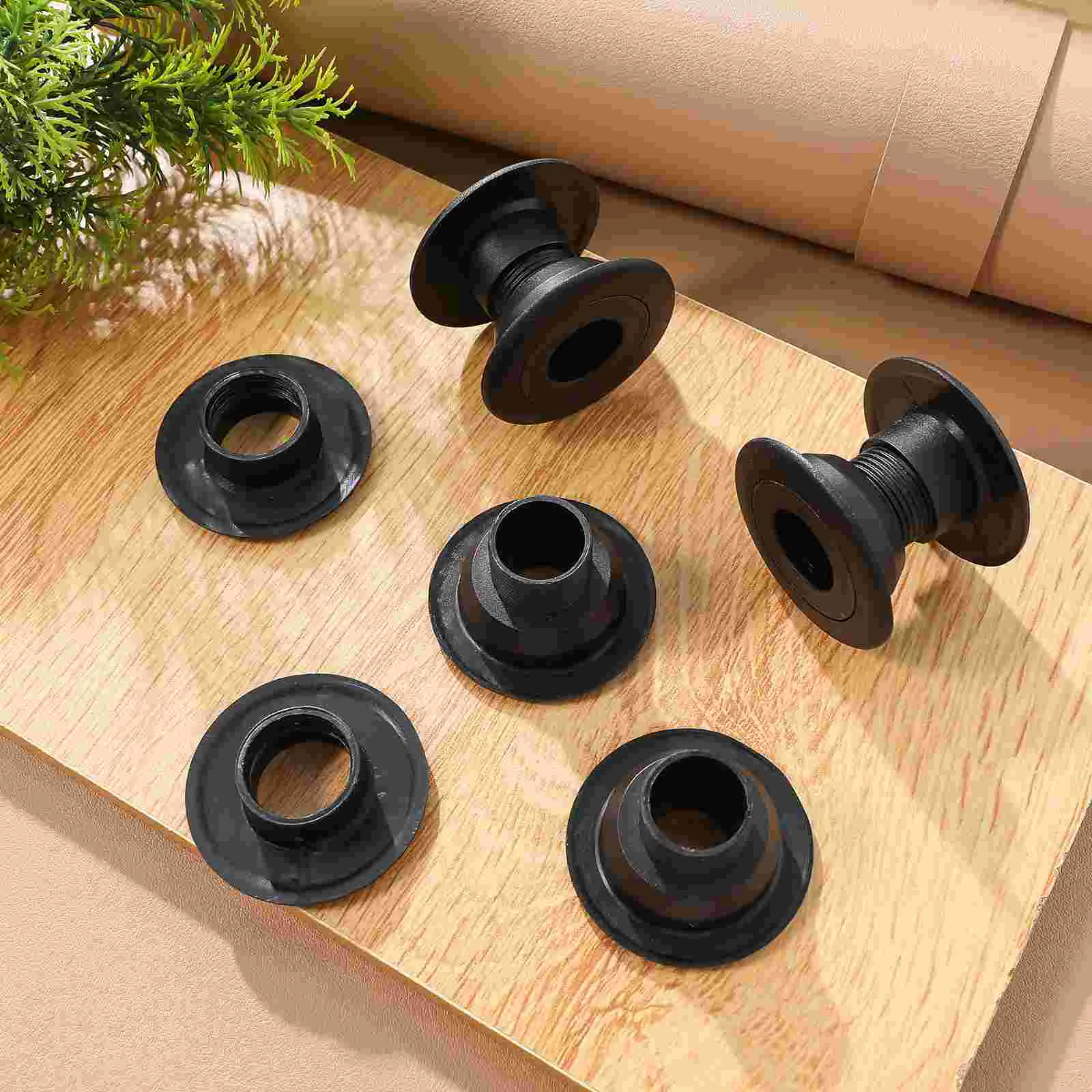 10 Pcs Healthy Football Machine Table Rod Bearing Foosball Replacement Bumper Supplies Accessories Black Parts Accessory for