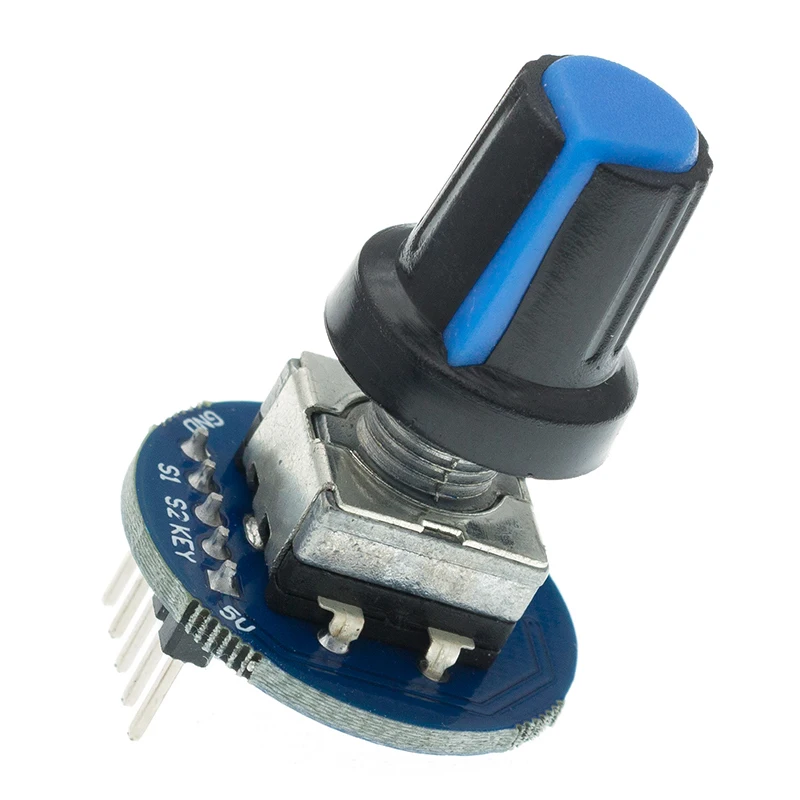 Rotary Encoder Module Voor Arduino Brick Sensor Ontwikkeling Ronde Audio Roterende Potentiometer Knop Cap EC11