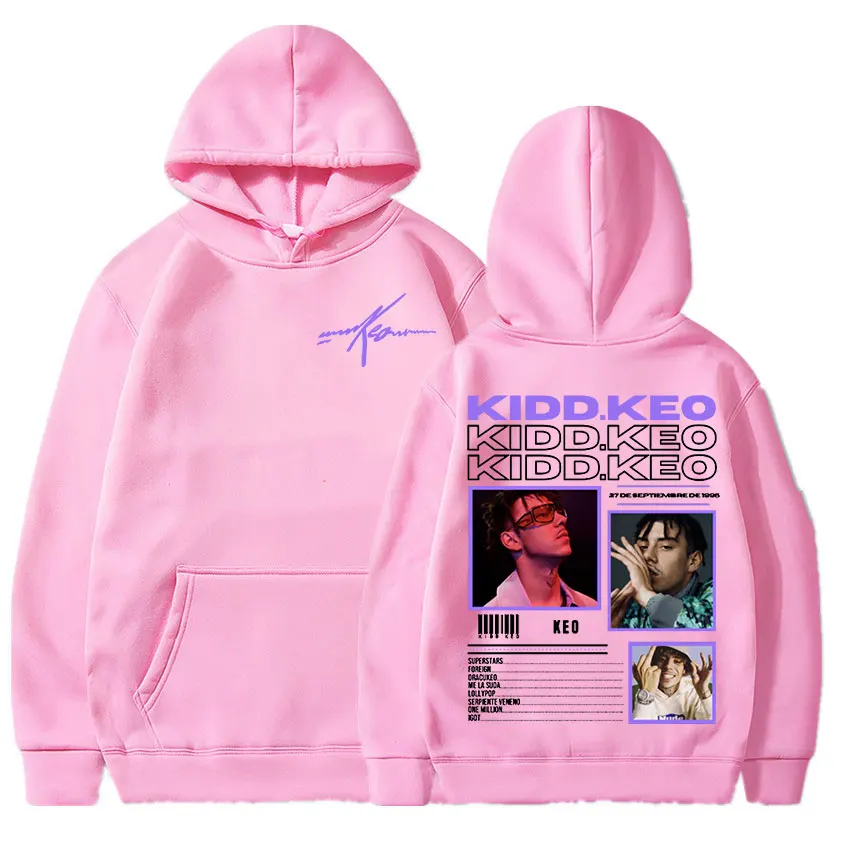 Rapper Kidd Keo Album Tour Merch Hoodie Men Women\'s Hip Hop Pop Music Sweatshirt Casual Fleece Long Sleeve Pullovers Streetwear