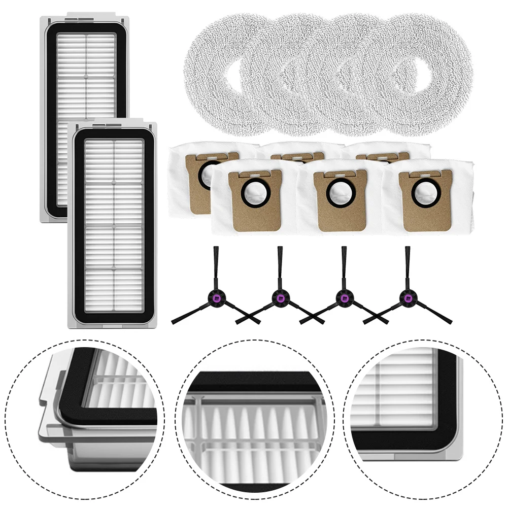 

Filter Mop Set Robot Vacuum Kit For Home Cleaning High Efficiency Cleaning Tools Set Cleaning Tool Non-woven Dust Bags