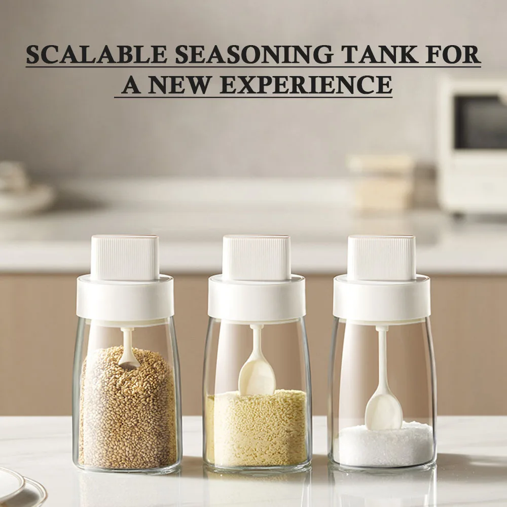 Multipurpose Kitchen Salt Jar Practical Sealing Anti-leak Salt Jar For Kitchen