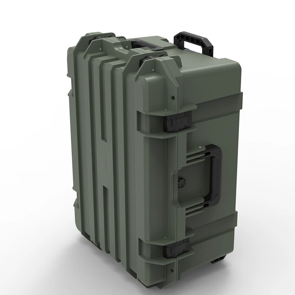 Portable trolley case Instrument and equipment Protective case Transportation shockproof plastic case Vehicle tool box