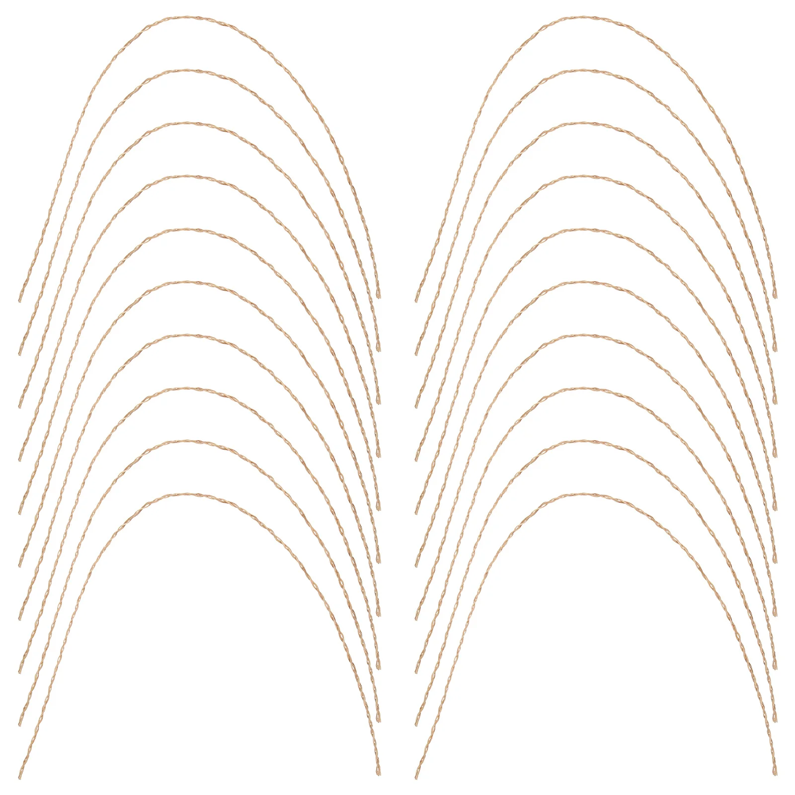 100pcs Food Butcher Twine Hemp Rope For Meat Sausage Packaging Kitchen String Trussing Tool Bakers Cord Home Professional Use