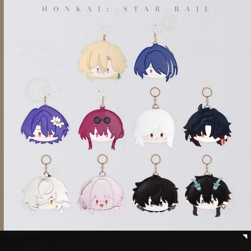 Cute Anime Card Case, Honkai Star Rail Chibi Doll Card Holder for Credit Card ID, Adorable Figure Collectible Gaming Gift