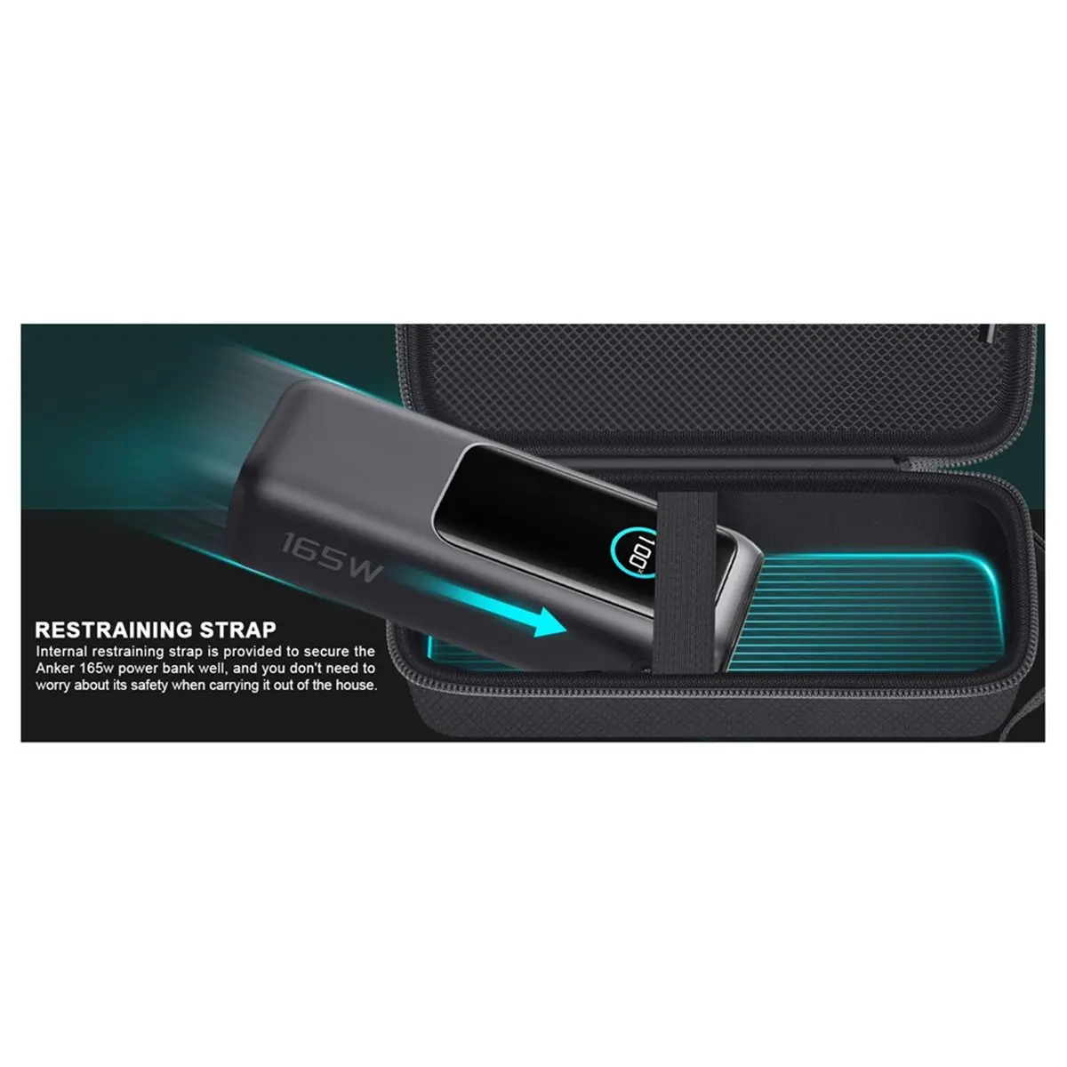update. Case for Anker Laptop/ 737 Power Bank, Portable Charger Storage for Anker 3 in 1 Powerbank Battery Pack, Fast Charging